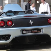 sports car, labeled church